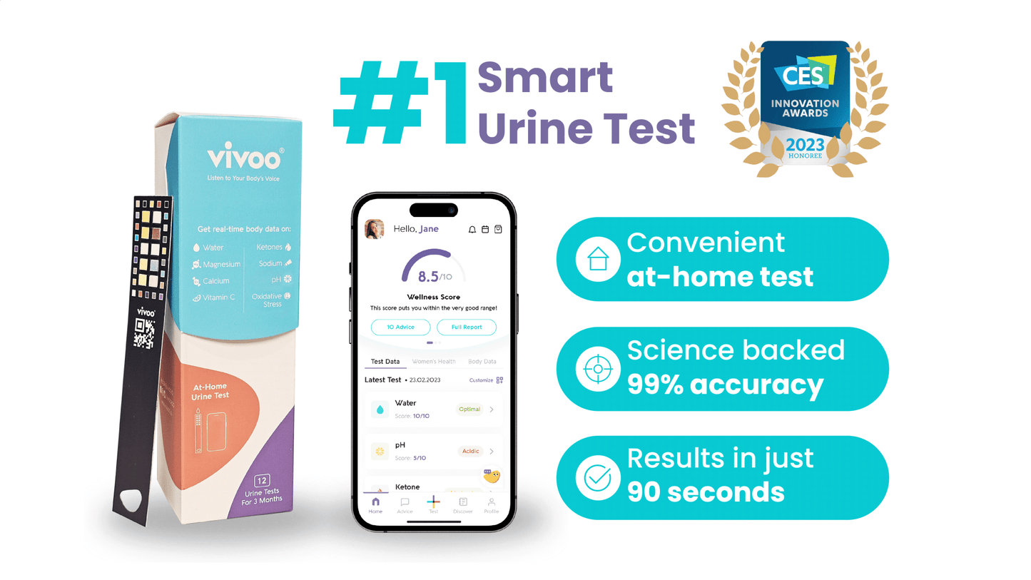 비부 웰니스 테스트 키트 - 3개월 플랜 (12개 테스트) | Vivoo Wellness Test Kit